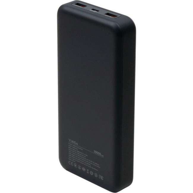 Vinga 30000mAh 100W Display Grey (VPBB30100)
