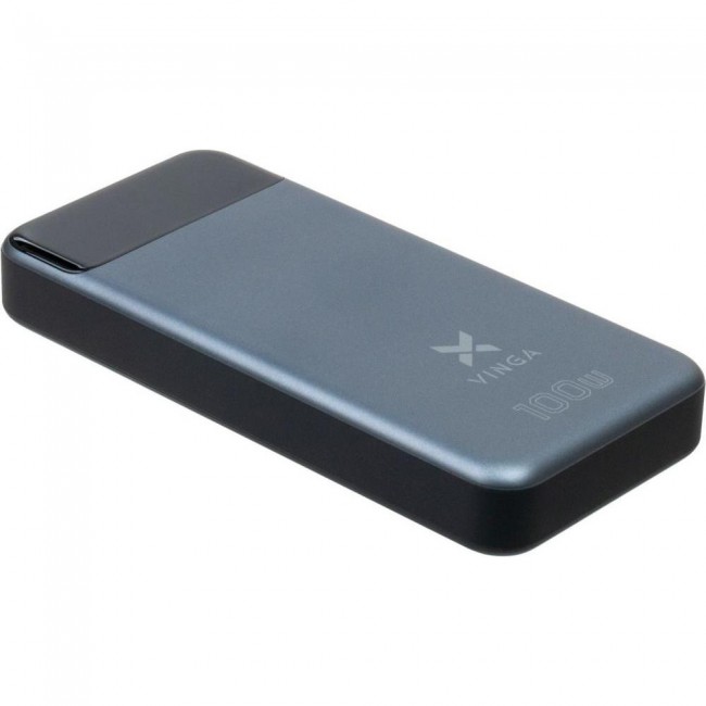 Vinga 30000mAh 100W Display Grey (VPBB30100)