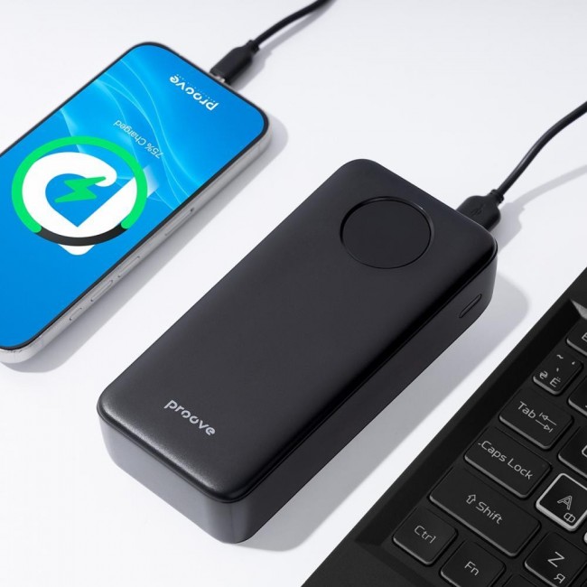 Proove 30000mAh Illuminator SE 22.5W Black (PBIL30212201)