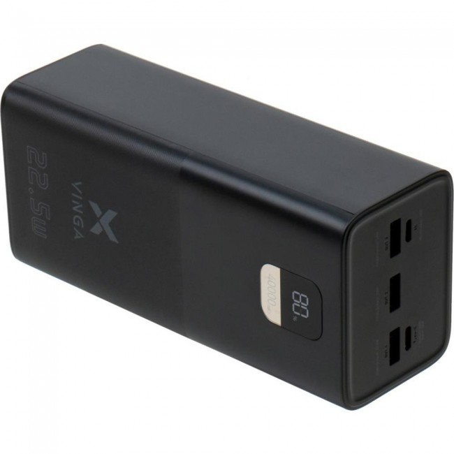Vinga 40000mAh 22.5W Display Black (VPBB4022)