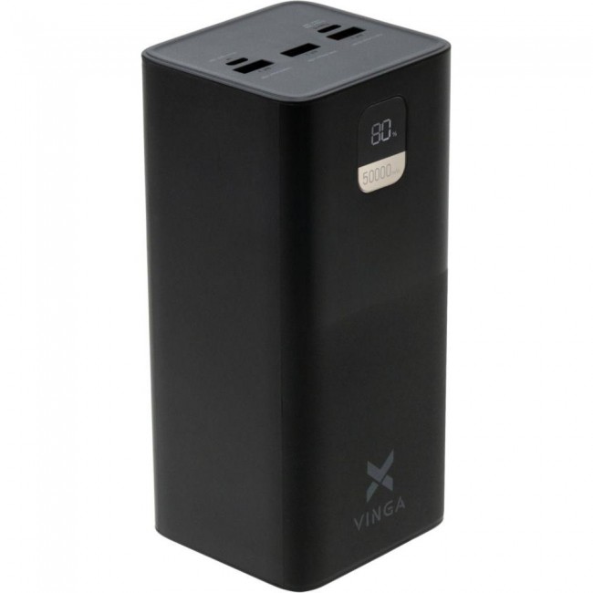 Vinga 50000mAh 22.5W Display Black (VPBB5022)