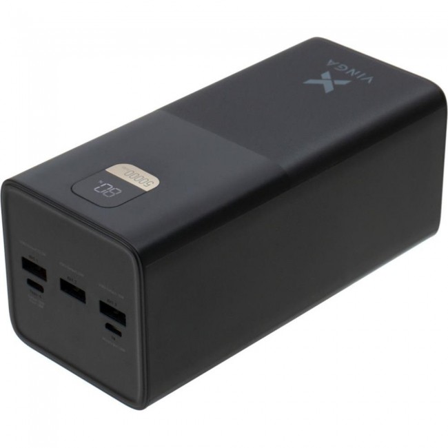 Vinga 50000mAh 22.5W Display Black (VPBB5022)