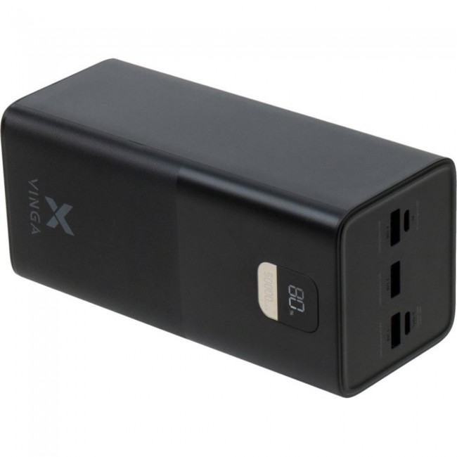 Vinga 50000mAh 22.5W Display Black (VPBB5022)