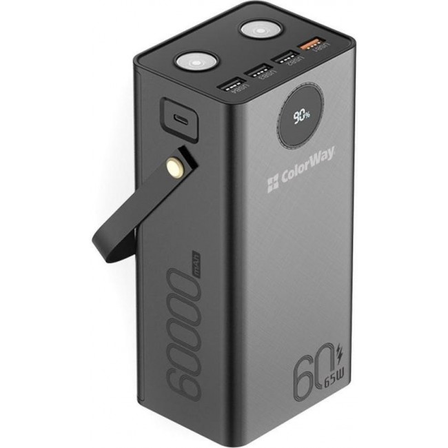 ColorWay 60000 mAh Powerful Black (CW-PB600LPA5BK-PDD)