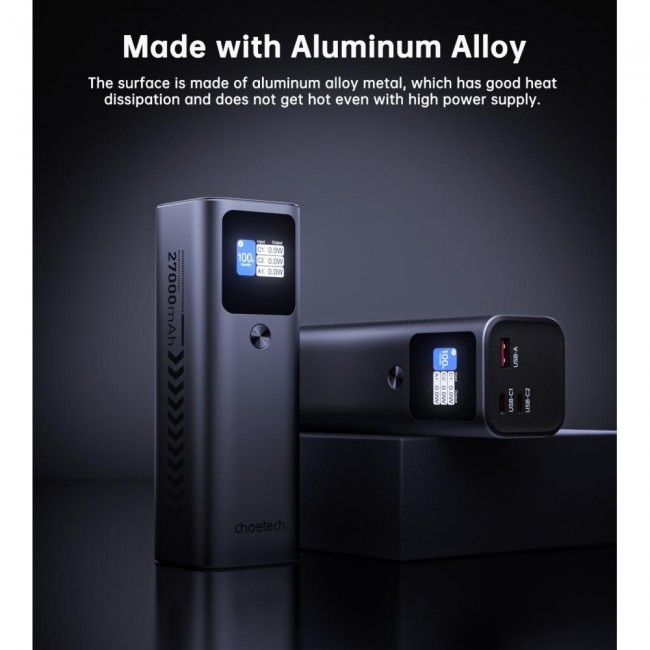 Choetech B670 25200mAh 140W Black