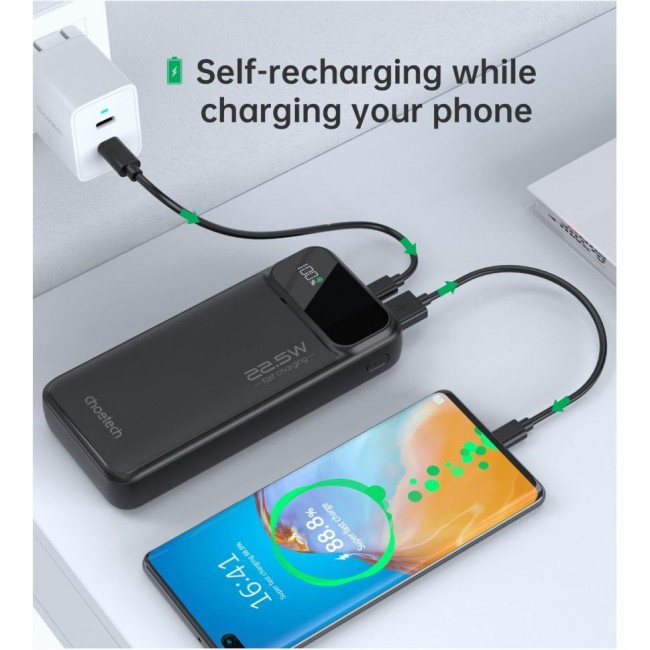 Choetech B729 20000mAh 22.5W Black