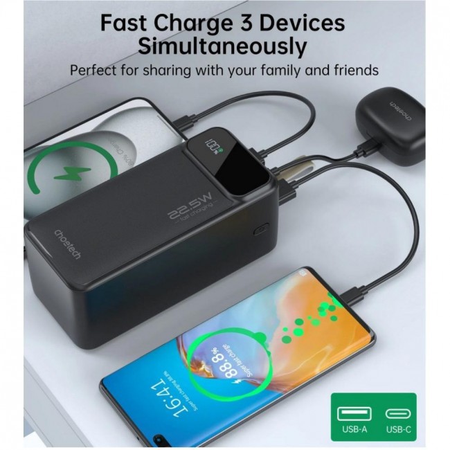 Choetech B732 50000mAh 22.5W Black