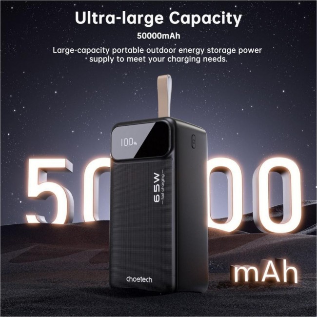 Choetech B733 50000mAh PD 65W Black (B733-CCBK)