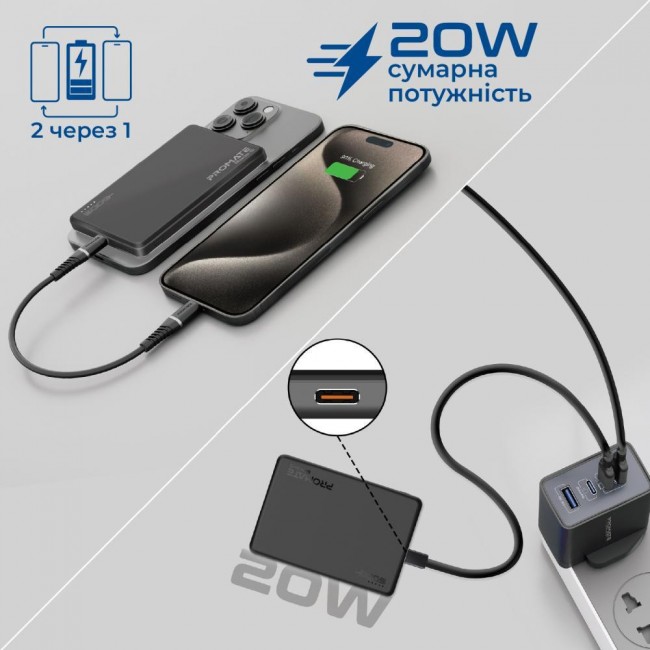 Promate Blade-5 5000mAh Black (blade-5.black)