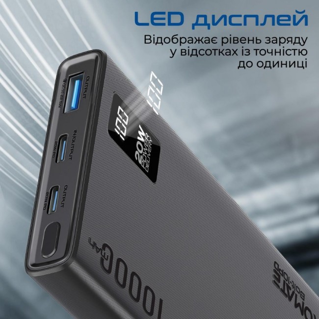 Promate Bolt-10PD 10000mAh Black (bolt-10pd.black)