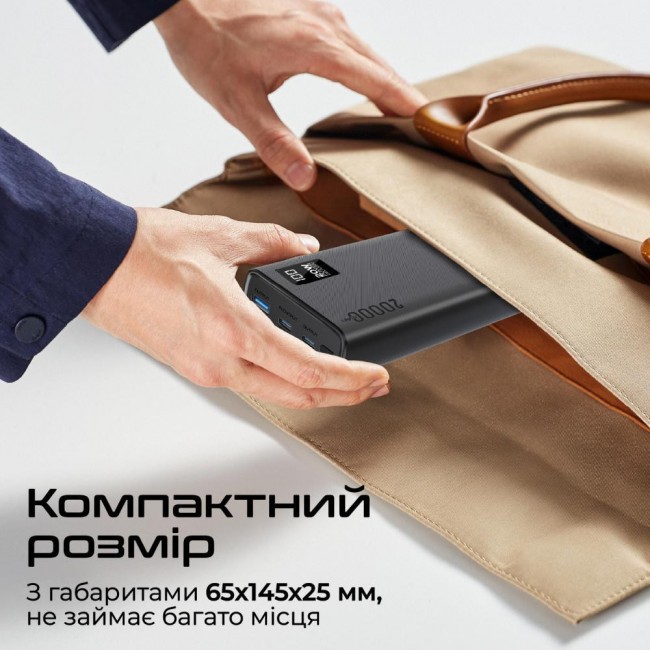 Promate Bolt-20PD 20000mAh Black (bolt-20pd.black)