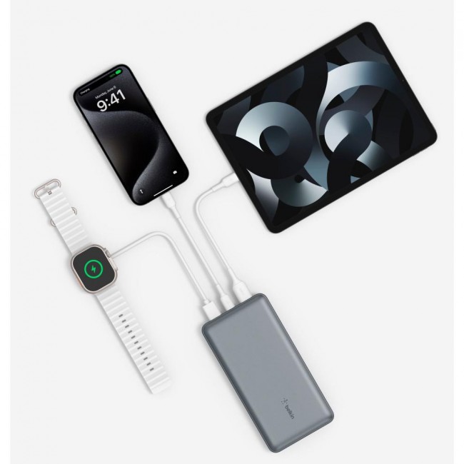 Belkin Boost Up Charge 10K 10000mAh 15W Gray (BPB011BTGY)