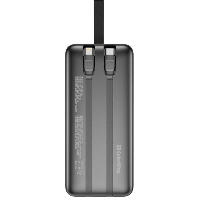 ColorWay Digital Display 30000mAh Black (CW-PB300LPC5BK-PDD)
