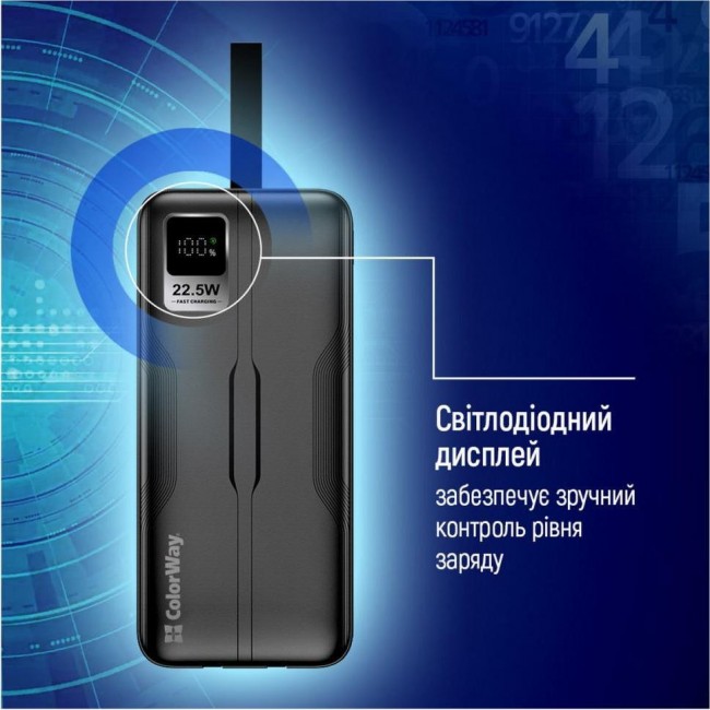 ColorWay Digital Display 50000mAh Black (CW-PB500LPC5BK-PDD)