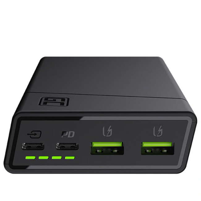 Портативный внешний аккумулятор Green Cell GC PowerPlay20 20000mAh, 18W Black (PBGC03)