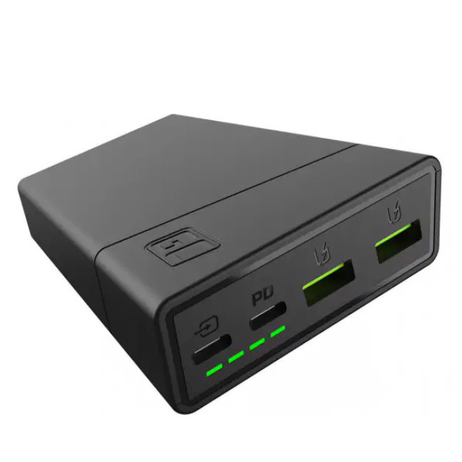 Портативный внешний аккумулятор Green Cell GC PowerPlay20 20000mAh, 18W Black (PBGC03)
