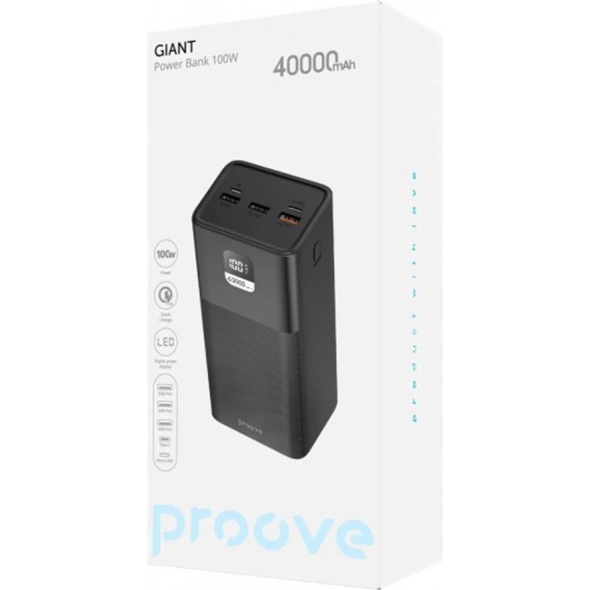 Proove Giant Lite 40000mAh 22.5W Black (PBGI20312201)