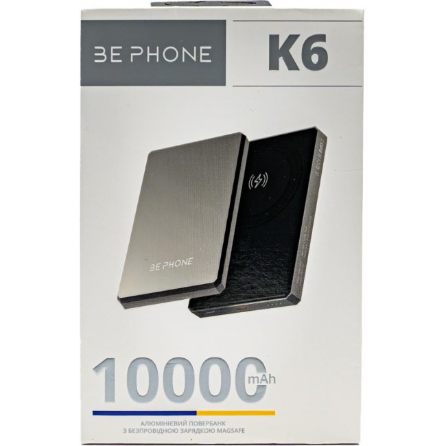 BE PHONE K6 10000mAh Gray (BP-K6-GR)