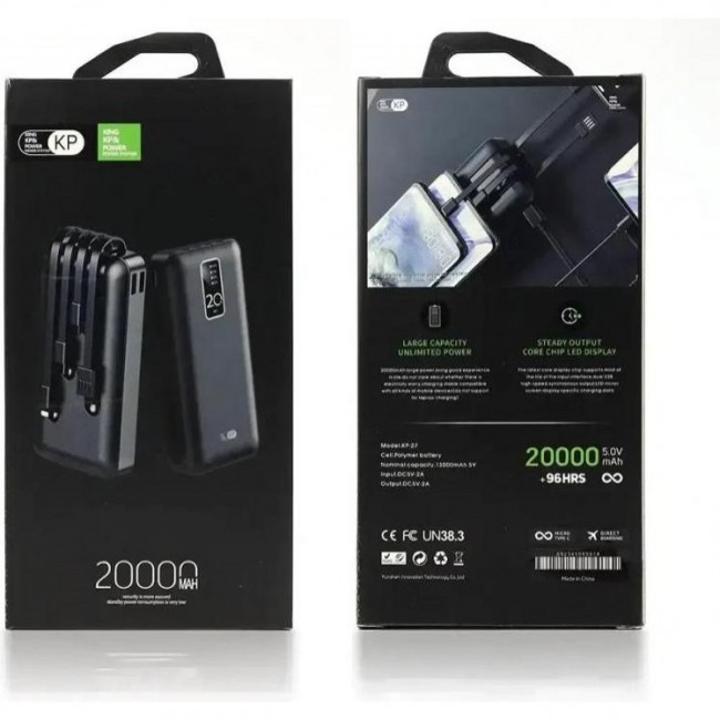 KING POWER KP-27 20000mAh Black