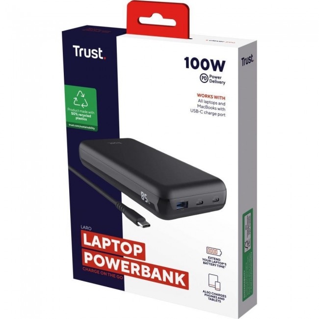 Trust Laro 20000mAh 100W Black (25240)
