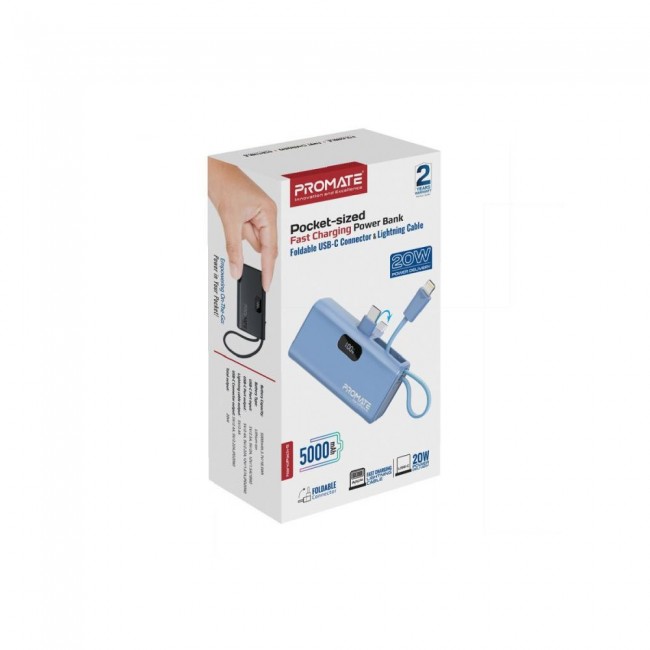 Promate Nanopack-5 5000mAh Blue (nanopack-5.navy)