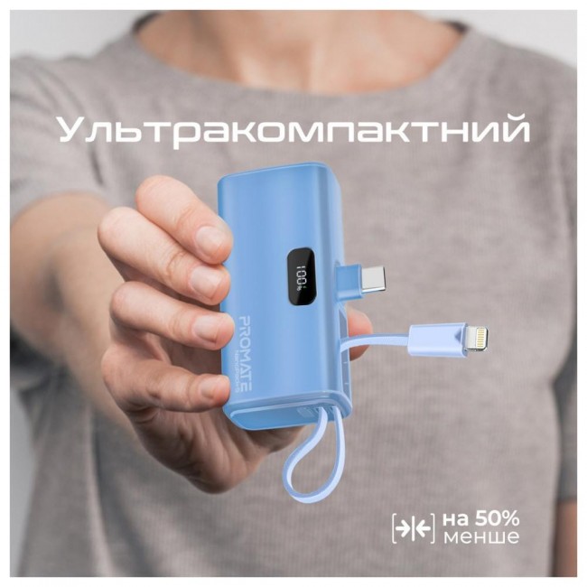 Promate Nanopack-5 5000mAh Blue (nanopack-5.navy)