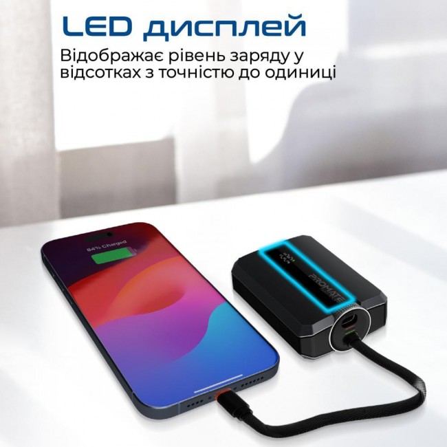 Promate Neo-10Uni 10000mAh Black (neo-10uni.black)
