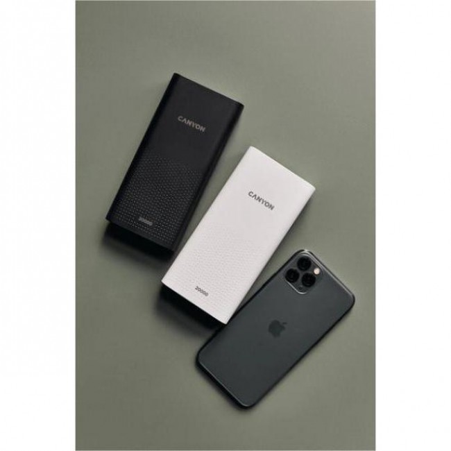 Canyon PB-2001 20000mAh White CNE-CPB2001W (5291485008314)