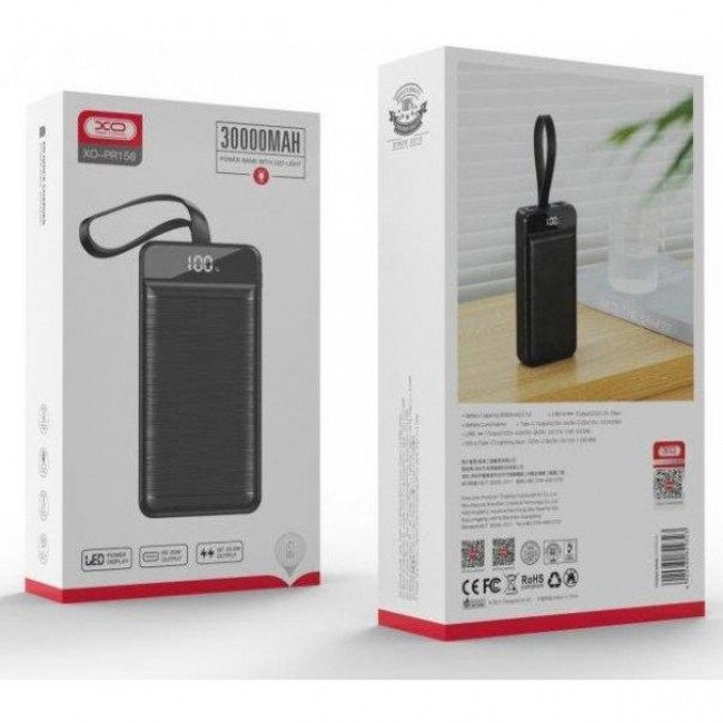 XO PR156 22.5W 30000mAh Black (XO-PR156/29212)