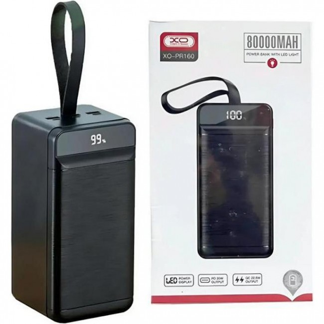 XO PR160 80000mAh 22.5W Black