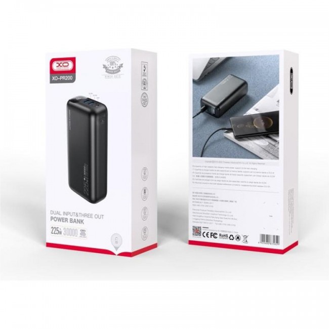 XO PR200 30000mAh 22.5W Black