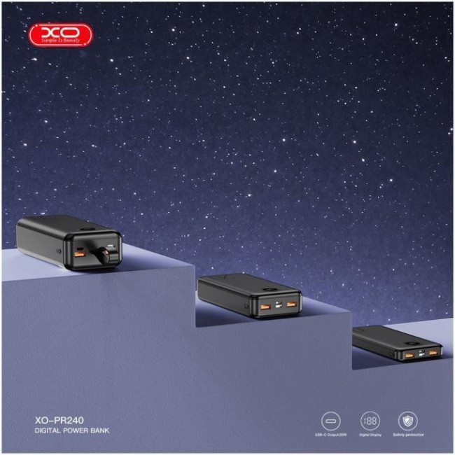 XO PR240 30000mAh 22.5W Black