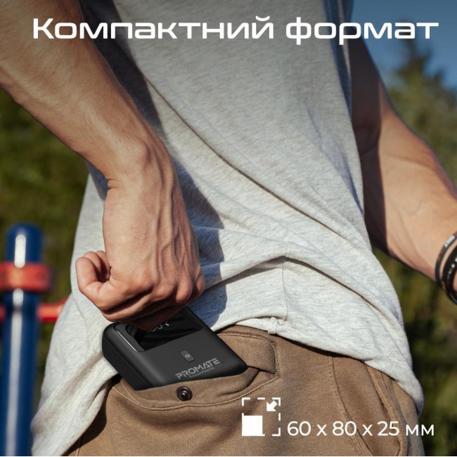 Promate PowerPod-10 10000mAh Black (powerpod-10.black)