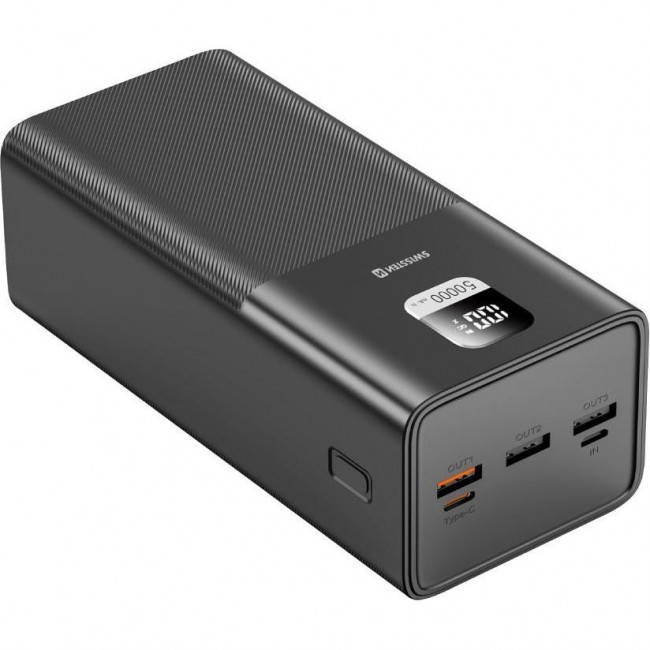 Swissten Power Line Bank For Laptop 50000mAh 100W Black (22013942)