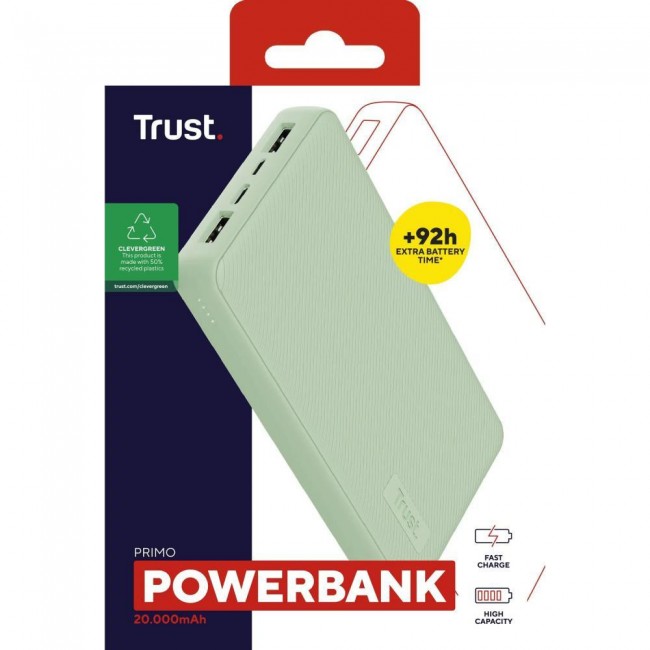 Trust Primo Eco 20000mAh Green (25027)