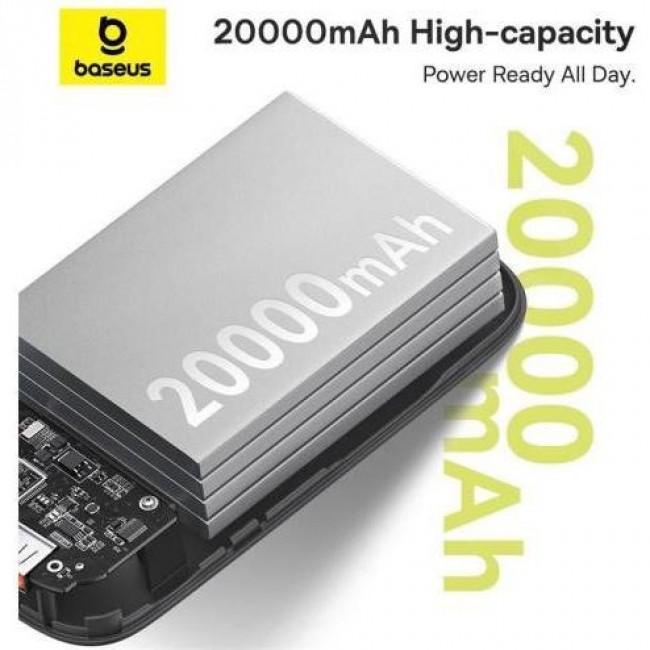 Baseus QPow2 20000mAh 30W Black (P10055009113-00)