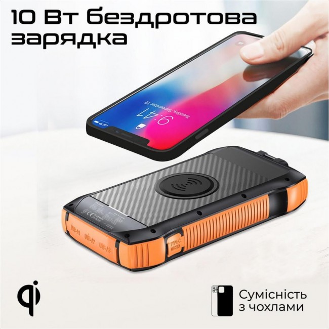 Promate SolarTank 20000 mAh (solartank-20pdqi.black)