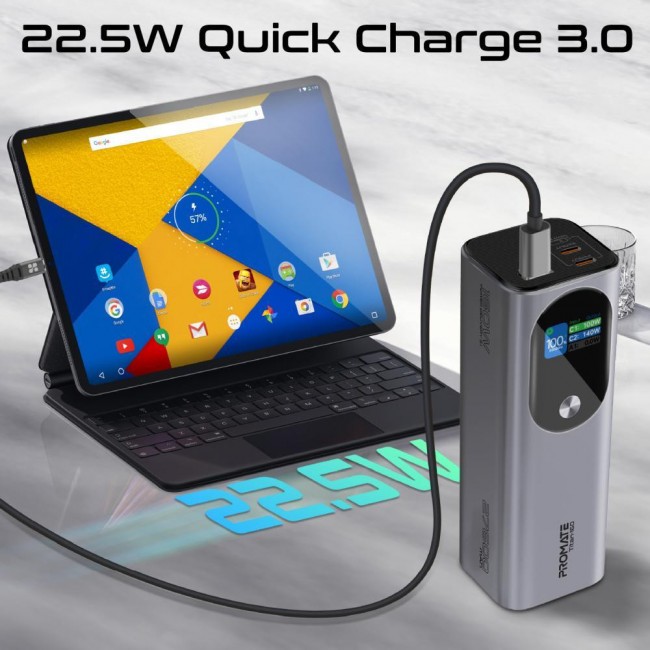 Promate Titan-160 27600mAh Grey (titan-160)
