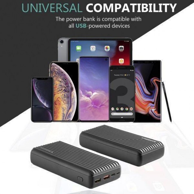 Promate Titan-30 30000 mAh Black (titan-30.black)