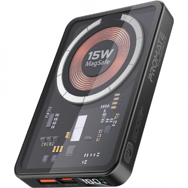 Promate TransPack-5 5000 mAh Black (transpack-5.black)