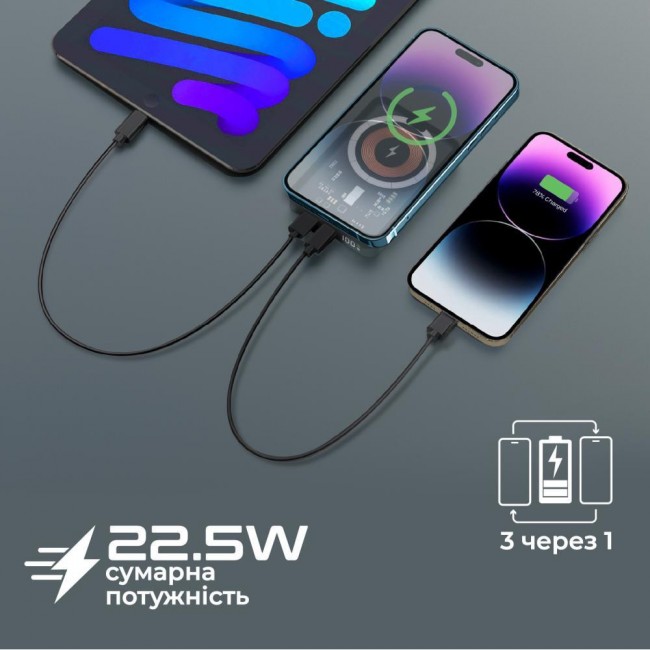 Promate TransPack-5 5000 mAh Black (transpack-5.black)