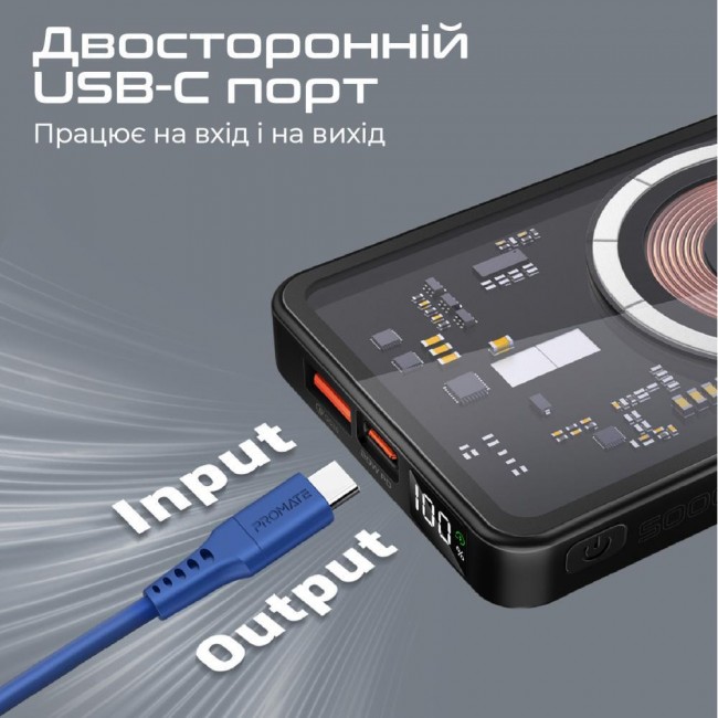 Promate TransPack-5 5000 mAh Black (transpack-5.black)