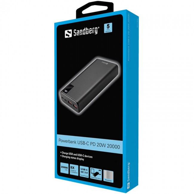 Sandberg USB Type-C PD 20W 20000mAh (420-59)