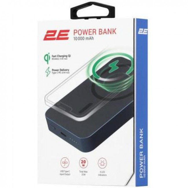 2E Wireless QI 10000mAh Blue (2E-PB1046-BLUE)