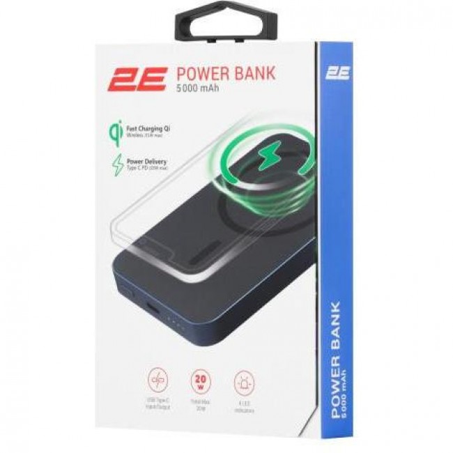 2E Wireless QI 5000mAh Blue (2E-PB0545-BLUE)