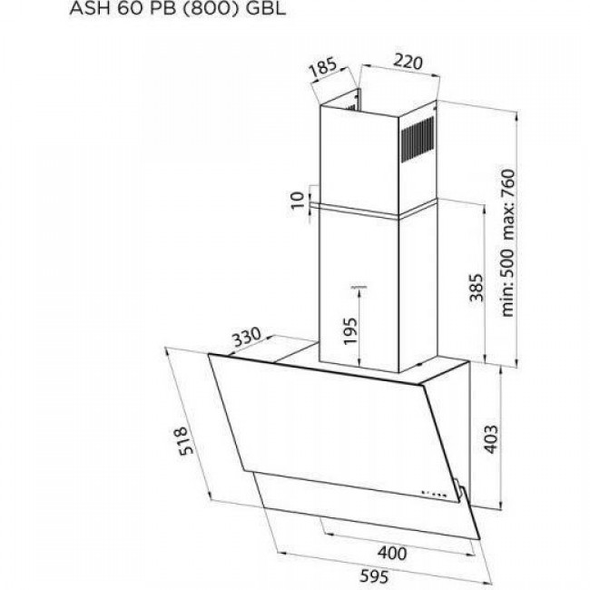 Pyramida ASH 60 PB (800) GIV