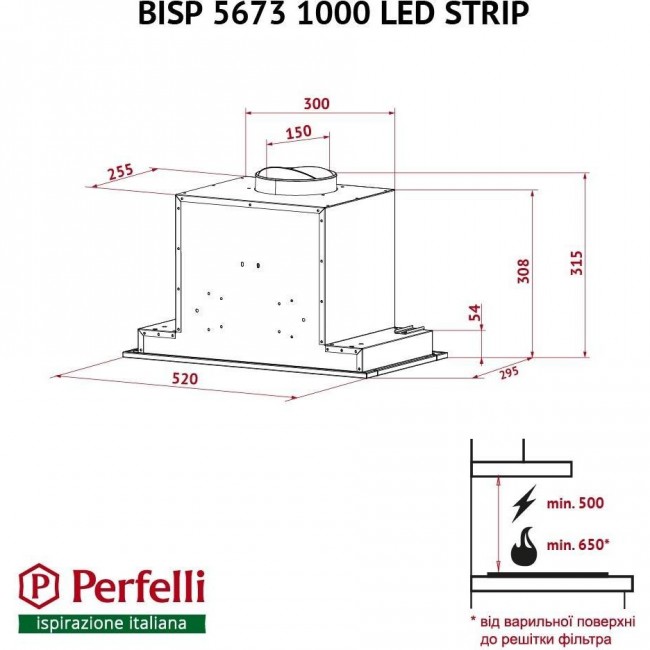 Perfelli BISP 5673 BL 1000 LED Strip