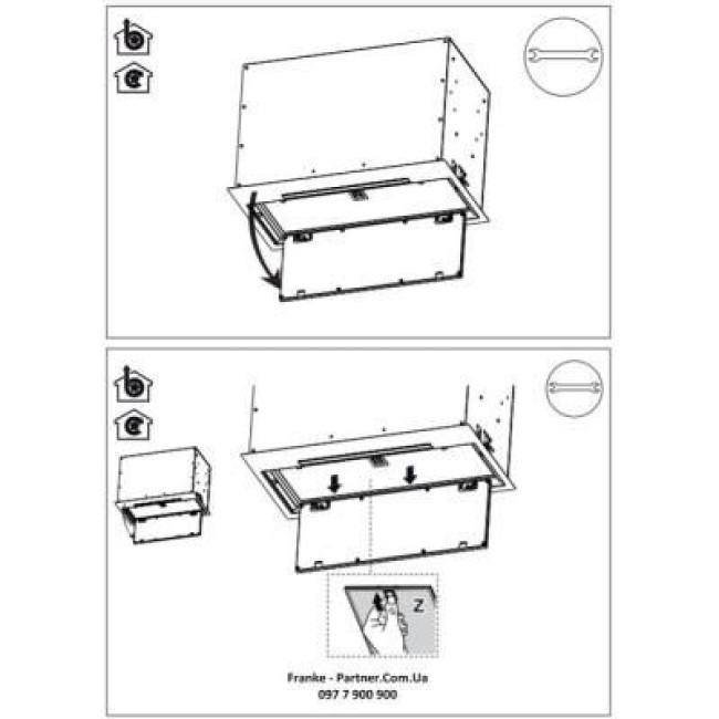 Витяжка Franke Box Flush EVO FBFE BK MATT A70 (305.0665.365)