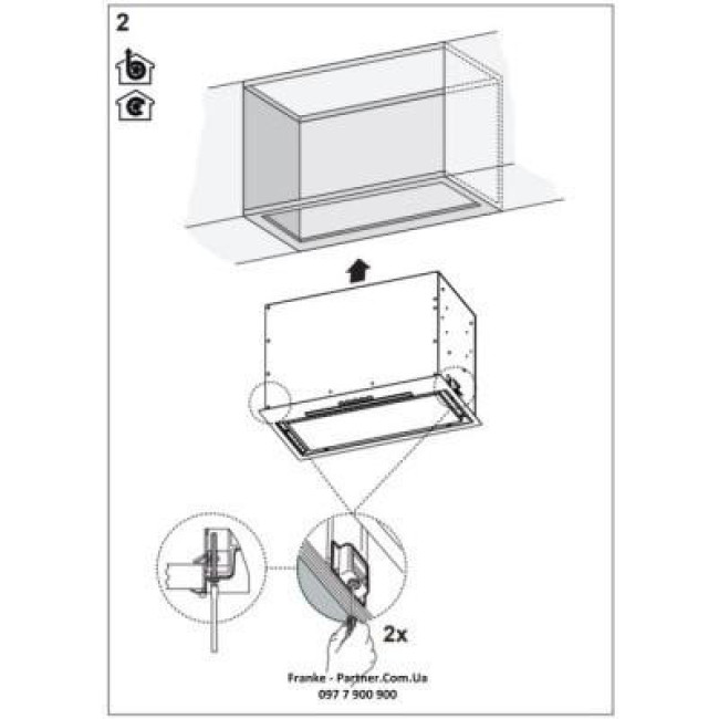 Витяжка Franke Box Flush EVO FBFE BK MATT A70 (305.0665.365)