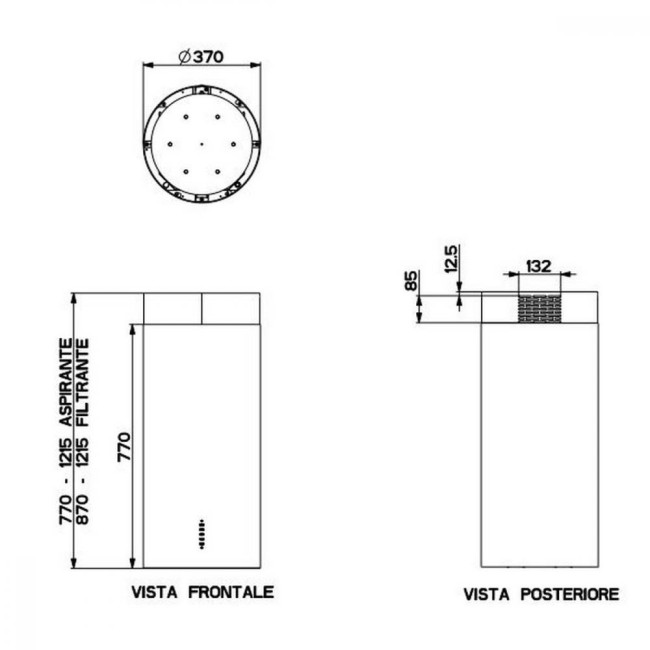 Вытяжка Faber CYLIND I.EVO PLUS WH GL (335.0492.563)